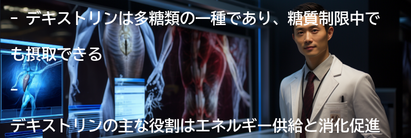 デキストリンの役割と効果の要点まとめ