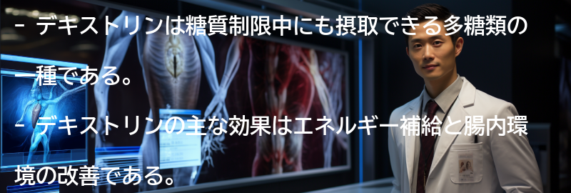 デキストリンの摂取方法と注意点の要点まとめ