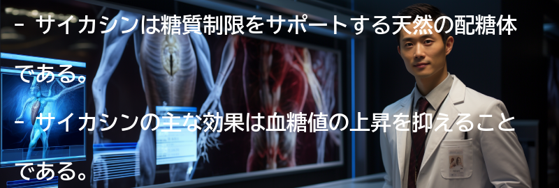 サイカシンの効果と利点の要点まとめ
