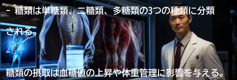 糖類の種類と影響の要点まとめ