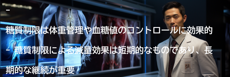 糖質制限の効果とメリットの要点まとめ