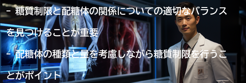 糖質制限と配糖体の適切なバランスの見つけ方の要点まとめ