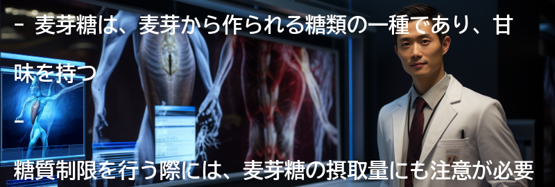 麦芽糖とはの要点まとめ