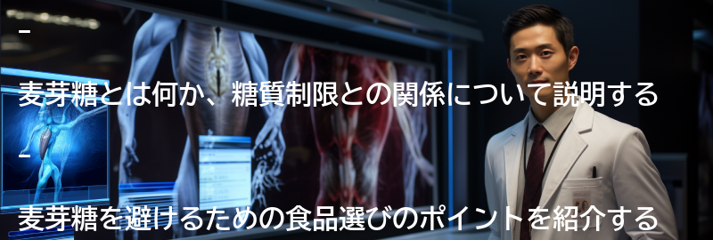 麦芽糖を避けるための食品選びのポイントの要点まとめ