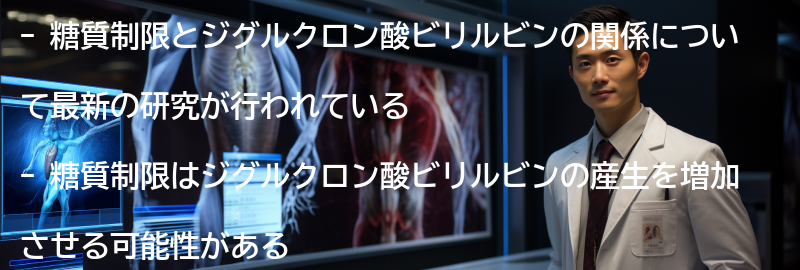 糖質制限とジグルクロン酸ビリルビンに関する最新研究の要点まとめ