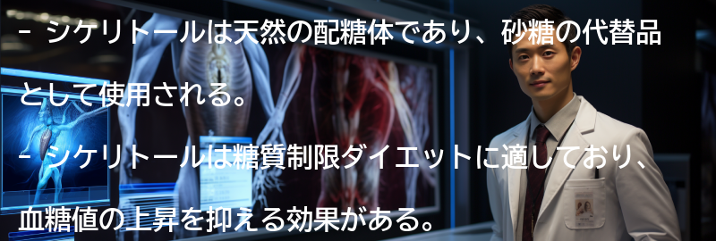 シケリトールの特徴と利点の要点まとめ