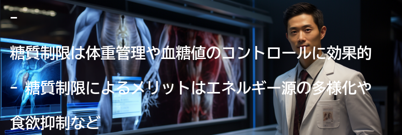 糖質制限の効果とメリットの要点まとめ