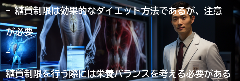 糖質制限の注意点の要点まとめ