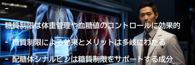 糖質制限の効果とメリットの要点まとめ