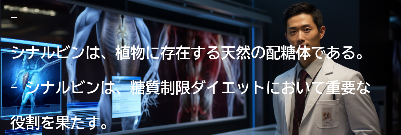 シナルビンとはどのような配糖体かの要点まとめ