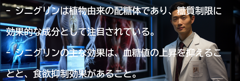 シニグリンとはどのような効果があるのか?の要点まとめ