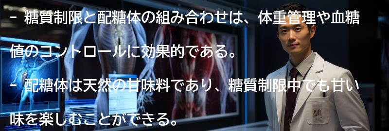 糖質制限と配糖体の組み合わせの効果の要点まとめ