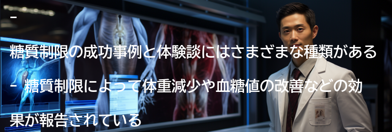 糖質制限の成功事例と体験談の要点まとめ