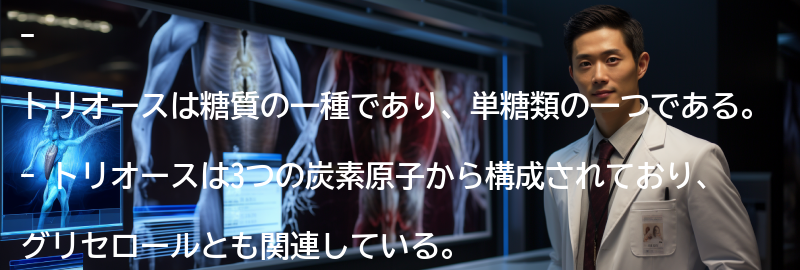 トリオースとはの要点まとめ