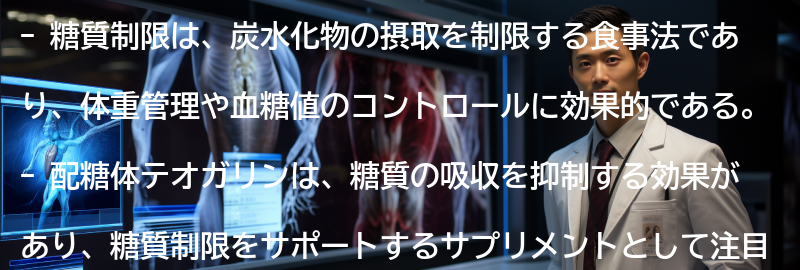 糖質制限とテオガリンの成功事例の要点まとめ