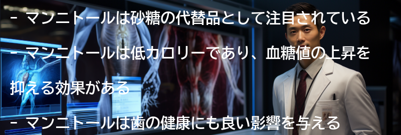 マンニトールの効果と利点の要点まとめ