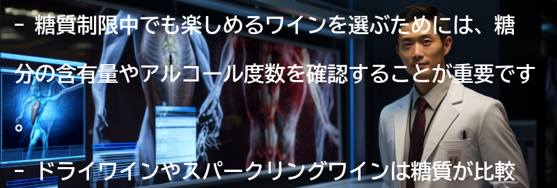糖質制限中でも楽しめるワインの選び方の要点まとめ