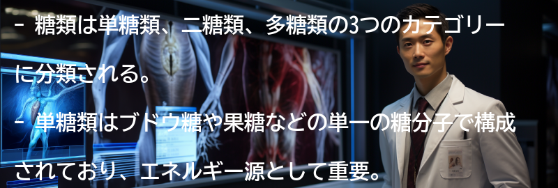 糖類の種類と役割の要点まとめ