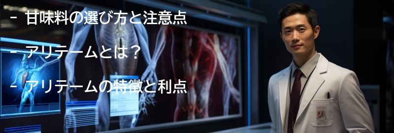 甘味料の選び方と注意点の要点まとめ