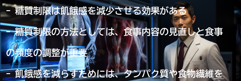 飢餓感を減少させる糖質制限の方法の要点まとめ