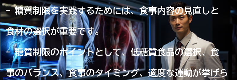 糖質制限を実践するためのポイントの要点まとめ