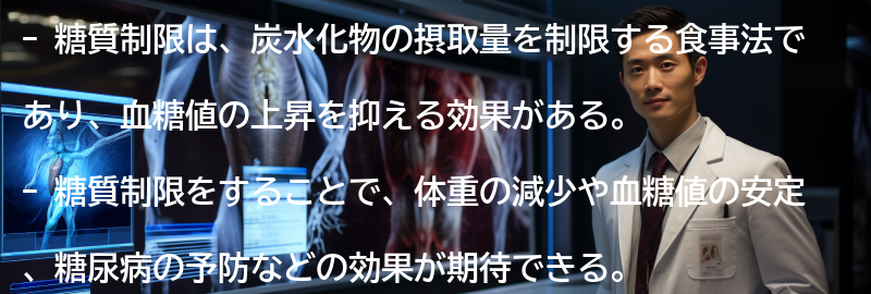 糖質制限とは何か?の要点まとめ