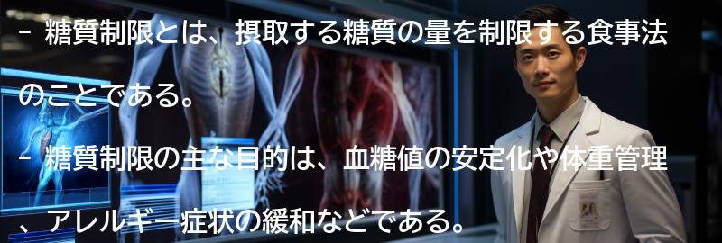 糖質制限とはの要点まとめ