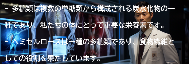 多糖類とは何ですか？の要点まとめ