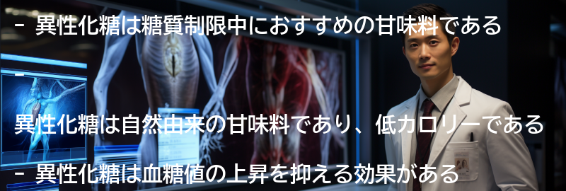 異性化糖の特徴とメリットの要点まとめ