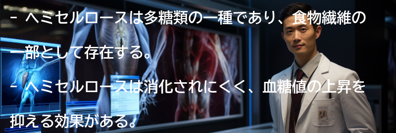 ヘミセルロースの効果とは？の要点まとめ