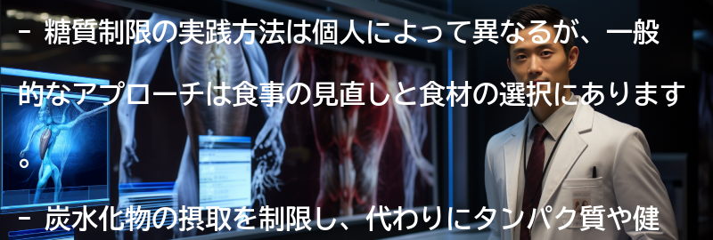 糖質制限の実践方法の要点まとめ