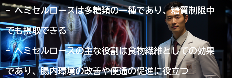 ヘミセルロースを摂取する際の注意点の要点まとめ