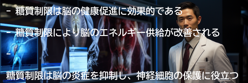 脳の健康促進に糖質制限が効果的な理由の要点まとめ