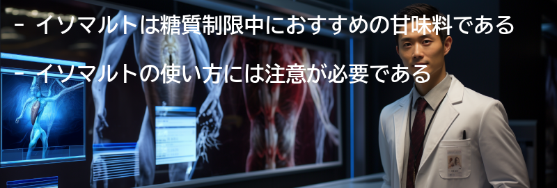 イソマルトの使い方と注意点の要点まとめ