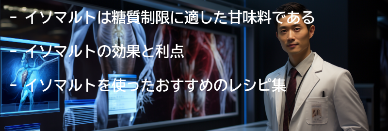 イソマルトを使ったおすすめレシピ集の要点まとめ