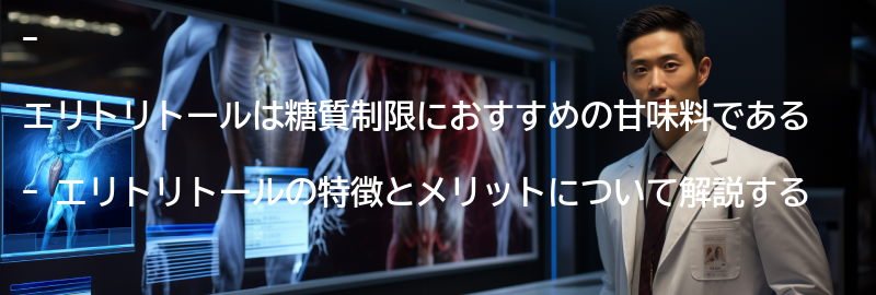 エリトリトールの特徴とメリットの要点まとめ