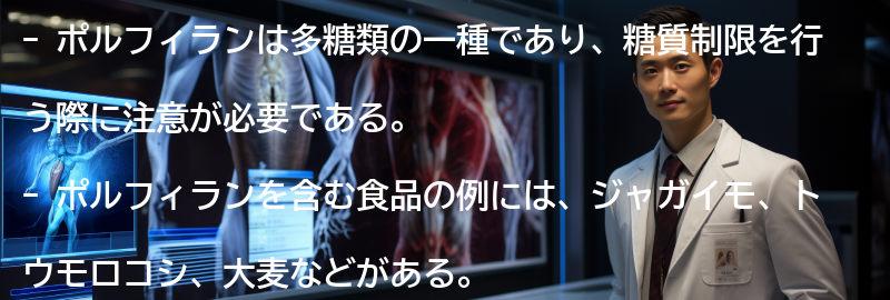 ポルフィランを含む食品の例の要点まとめ