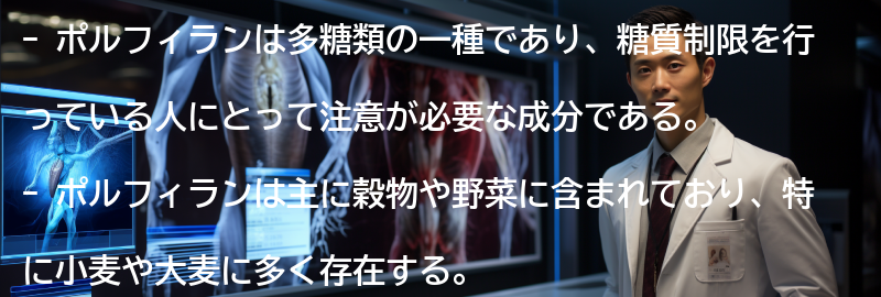 ポルフィランを摂取する際の注意点の要点まとめ
