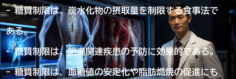 糖質制限とは?の要点まとめ