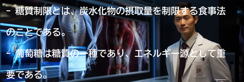 糖質制限と葡萄糖の摂取量に関するよくある質問と回答の要点まとめ