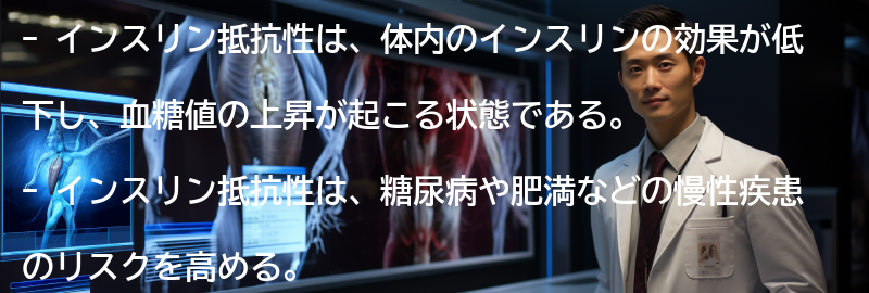 インスリン抵抗性とはの要点まとめ
