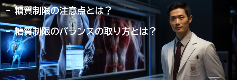 糖質制限の注意点とバランスの取り方の要点まとめ
