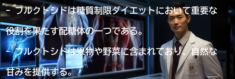 フルクトシドの効果の要点まとめ