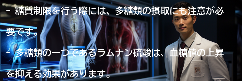糖質制限と多糖類の関係についての注意点の要点まとめ