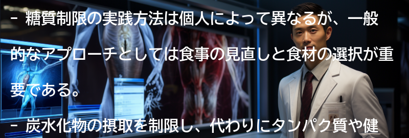 糖質制限の実践方法の要点まとめ