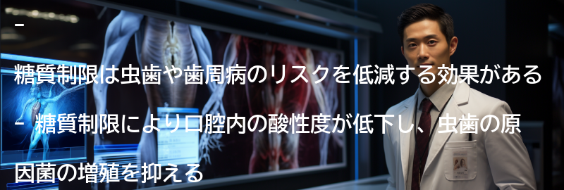 糖質制限が虫歯や歯周病のリスクを低減する理由の要点まとめ