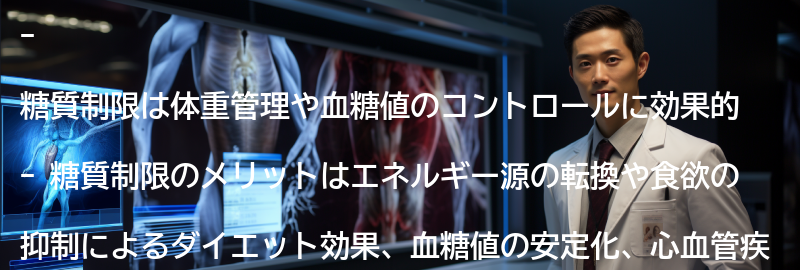 糖質制限の効果とメリットの要点まとめ