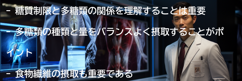 糖質制限と多糖類のバランスを考える方法の要点まとめ