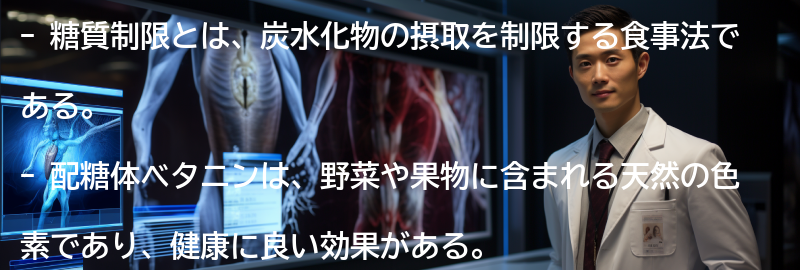 糖質制限とベタニンの組み合わせで健康的な食生活をの要点まとめ