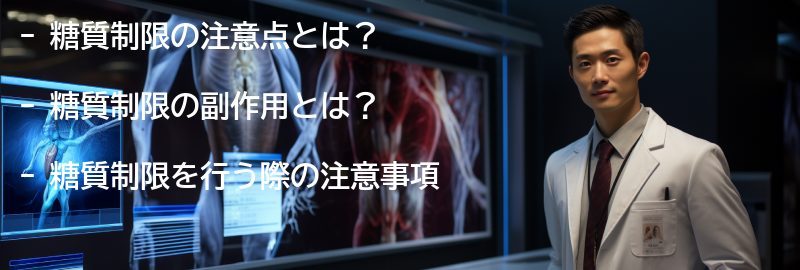 糖質制限の注意点と副作用の要点まとめ